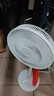 格力（GREE）電風(fēng)扇7葉輕音電風(fēng)扇立式家用節(jié)能柔風(fēng)落地扇臺式桌面小型風(fēng)扇大風(fēng)量搖頭宿舍電扇 FS-3015h7白色機(jī)械款 曬單實(shí)拍圖