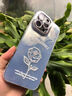 殼韻 ins鉑金玫瑰適用蘋果16promax手機殼iphone15新款高級感4promax冰川ip13硅膠12小清新11保護套女 一支玫瑰(自帶鏡頭膜) iPhone16ProMax 曬單實拍圖