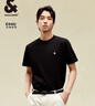 杰克·瓊斯（JACK&JONES）25年男裝短袖T恤男夏季舒適男士T恤涼感多色半袖純色水洗不易走形 A06本白色 常規(guī) L 180 曬單實(shí)拍圖