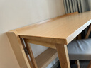 尚馨閣實(shí)木折疊書(shū)桌學(xué)生家用臥室簡(jiǎn)易小戶(hù)型寫(xiě)字臺學(xué)習桌電腦桌整裝發(fā)貨 【原木色-100CM】折疊桌+折疊椅 曬單實(shí)拍圖