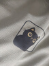 名創(chuàng)優(yōu)品（MINISO）重磅長袖t恤男春秋季質(zhì)感華夫格青少年休閑潮流打底衫 棕櫚綠 XL 曬單實(shí)拍圖