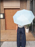 左都（ZUODU）全自動(dòng)遮陽(yáng)傘防曬防紫外線(xiàn)黑膠太陽(yáng)傘晴雨兩用男女折疊防回彈雨傘 【米白色】收傘防回彈+專(zhuān)業(yè)防曬 曬單實(shí)拍圖