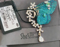 She's茜子斑斕蝶夢(mèng)刺繡蝴蝶胸針女時(shí)尚胸花別針生日禮物送女友 曬單實(shí)拍圖