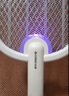 志高（CHIGO）折疊電蚊拍充電式家用滅蚊器可掛可立誘蚊滅蚊紫光燈蒼蠅拍   曬單實拍圖