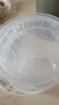 京東物流 食品級(jí)手提密封塑料桶包裝桶釣魚桶抓魚桶水果冰粉桶擺攤桶龍蝦打包盒300ml-5L 1L-透明色（2個(gè)裝）滿口容量950ML 曬單實(shí)拍圖
