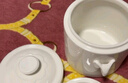 貝瑟斯陶瓷碗燉盅 象耳把手燉湯盅餐具罐帶蓋隔水燉罐1500ml 曬單實拍圖
