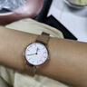 丹尼爾惠靈頓（DanielWellington）dw手表女 簡約時(shí)尚歐美腕表石英女士手表 七夕禮物送女友 28mm女表-白盤玫瑰金鋼帶/DW219 曬單實(shí)拍圖