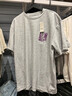 HOLLISTER【涼感印花T】25夏新款情侶寬松T恤男裝女裝KI323-5008 麻灰色 M (180/100A) 曬單實(shí)拍圖
