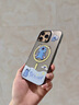 鹿途者 DEERWALK生氣史迪仔適用蘋(píng)果17promax手機殼磁吸充電iPhone15pro防摔保護套14plus創(chuàng  )意卡通13可愛(ài)12高級感 彩銀磁吸殼-黑色-生氣史迪仔 iPhone 16 Pro Max 曬單實(shí)拍圖