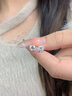 老鳳祥925銀養(yǎng)耳洞鋯石耳釘女超閃高級(jí)感小耳環(huán)養(yǎng)耳洞棒耳骨釘耳飾簡(jiǎn)約 6mm 曬單實(shí)拍圖