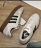 adidas「小鋸齒」D-PAD CLASSIC休閑美高風(fēng)復(fù)古籃球板鞋阿迪達(dá)斯 淺灰/黑色/淺猩紅   43 曬單實拍圖