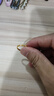 周六福碎碎冰足金999黃金戒指女七夕禮物 計(jì)價(jià)A0113247 14號(hào) 約1.9g  曬單實(shí)拍圖
