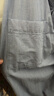無印良品（MUJI）女式 涼感 短袖襯衫連衣裙女裝裙子純棉25年夏季長裙涼感物語 薩克森藍條紋 M (160/84A) 曬單實拍圖