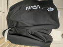 NASA GISS短褲男薄款運(yùn)動(dòng)籃球褲子寬松休閑五分沙灘褲 黑色 3XL(185/86A)  曬單實(shí)拍圖
