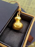 明牌珠寶七夕禮物 福祿生花 足金古法黃金葫蘆吊墜AFC0577工費1100 足金吊墜 約12.67克 曬單實拍圖