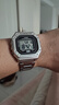 卡西歐（CASIO）小方塊防水ins不銹鋼百搭方塊表帶運動(dòng)男表AE-1200WHD-7A1A電子表 W-218HD-1A鋼帶 【附加貼膜】 曬單實(shí)拍圖