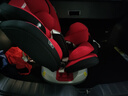 艾星兒童安全座椅汽車用嬰兒寶寶車載0-12歲360度旋轉(zhuǎn)坐椅 時尚版360度旋轉(zhuǎn)ISOFIX接口紅色 曬單實拍圖