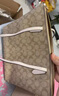 蔻馳（COACH）【品牌直供】coach女包Zip30拉鏈款手提單肩大號托特包送女友禮物 4455IMDQC卡其白(保稅倉) 曬單實拍圖