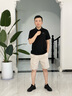 貴之步男士休閑皮鞋時(shí)尚鏤空休閑鞋透氣百搭鞋子男 G507 黑色  41  曬單實(shí)拍圖
