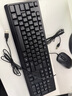 AOC KM160鍵盤鼠標(biāo)套裝 有線鍵鼠套裝 全尺寸商務(wù)辦公 防潑濺 筆記本電腦鍵盤 黑色 曬單實(shí)拍圖