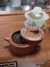 薈云軒宜興手工紫砂壺名家原礦龍血手繪泡茶壺家用觀滄海雕刻漢瓦壺 曬單實(shí)拍圖