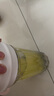 波比熊分倉吸管塑料杯水杯女創(chuàng  )意高顏值雙頭分隔大容量水壺兒童上學(xué)專(zhuān)用 分倉泡茶白+杯刷吸管刷3D貼 850ml 曬單實(shí)拍圖