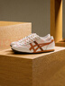 Onitsuka Tiger鬼塚虎運動(dòng)休閑鞋時(shí)尚百搭低幫休閑男女鞋子MACHU RACER 白色/橙色 37.5 曬單實(shí)拍圖
