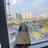 CHGF增高鞋男春夏季新款透氣老爹鞋男士隱形內(nèi)增高男鞋百搭運(yùn)動鞋子男 白黑色【皮面】-增高8cm 40 曬單實(shí)拍圖
