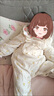 G.DUCKKIDS童裝嬰兒衣服春秋新款新生兒連體衣服秋裝國風(fēng)寶寶爬服周歲滿月服 杏色滿印小花長袖 73碼適合年齡5-7個(gè)月體重13斤-18 曬單實(shí)拍圖