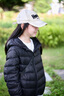 巴拉巴拉童裝兒童羽絨服秋冬裝男女童寶寶短款輕薄外套上衣親子裝純色衣服 墨硯黑-連帽-灰鴨絨 清潔度1000+ 130 （充絨量48g） 曬單實(shí)拍圖