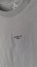 布先生布先生廓形字母刺繡短袖T恤男夏定制皮牌上衣 礦石灰  XL (180)  曬單實(shí)拍圖