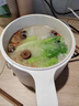 德薩帝（Desadi）德國(guó)便攜式電煮鍋宿舍單人電燉鍋煮粥神器泡面鍋迷你一人小型 廚房家用1-2人小電鍋 曬單實(shí)拍圖