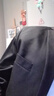 羅蒙（ROMON） 西服男商務(wù)正裝單西修身西裝外套伴郎結(jié)婚禮服 黑色 6XL  曬單實(shí)拍圖