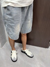 環(huán)球白黑德訓(xùn)鞋男鞋2025春夏爆款百搭經(jīng)典款休閑鞋ins日常通勤阿甘鞋 曬單實(shí)拍圖