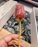 碎鈔小玫瑰花南昌印鈔新款七夕情人節(jié)520禮盒套鈔藝擺件情侶禮物 碎鈔玫瑰花 心形底座 曬單實拍圖