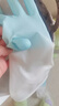 洋臣家庭清潔家務(wù)手套厚洗碗手套防水加絨橡膠洗衣服家務(wù)勞保手套 5雙（不加絨常規(guī)）【顏色隨機(jī)】 曬單實(shí)拍圖