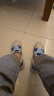 愛(ài)步（ECCO）BIOM 2.2運(yùn)動(dòng)鞋男 戶外經(jīng)典跑步鞋休閑鞋男鞋老爹鞋 健步830844 砂礫灰/寶藍(lán)色83084461193 41 (260mm) 曬單實(shí)拍圖