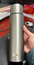 膳魔師（THERMOS）保溫杯鈦杯500ml男女士超輕便攜禮品泡茶杯保冷水杯子TCTE-500 GY 曬單實拍圖