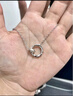 中國黃金（CHINA GOLD）銀項鏈男S925純銀莫比烏斯項鏈鎖骨鏈七夕情人節禮物送男友老公 【今/次日達】莫比烏斯項鏈-男款 曬單實(shí)拍圖