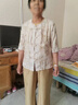 俞兆林媽媽中老年女裝夏裝套裝上衣洋氣2025新款夏季短袖襯衫中年兩件套 綠色+綠色棉麻褲 3XL 115-130斤 棉麻料建議手洗 曬單實(shí)拍圖