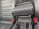 通用充電款中央扶手箱增高墊車(chē)載紙巾盒水杯架儲物袋皮革保護墊 六合一充電款增高墊—灰色 曬單實(shí)拍圖