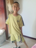 G.duck小黃鴨童裝男童夏季套裝短袖t恤夏裝兒童衣服寶寶夏天男孩體恤 淺綠色套裝 140 (建議125-135cm 7-8周歲） 曬單實(shí)拍圖