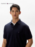 TOMMY HILFIGER【透氣舒適】夏季男裝珠地網(wǎng)眼商務休閑純色翻領(lǐng)短袖T恤POLOJA572 【經(jīng)典百搭】藏青色FAP 2XL （推薦：180-200斤） 曬單實拍圖