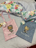野獸派家居（tbh）三麗鷗Hello Kitty仿皮革亮片托特包女士單肩包購物斜挎包 Kitty仿皮革亮片托特包 粉蟒蛇紋 曬單實拍圖