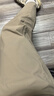 九牧王【三超三防】休閑褲男褲2025春夏新款男士輕戶外隨行褲防曬褲子 合體版+卡其+TB5EX10113 32 碼175/80A(2.46)尺82cm 曬單實(shí)拍圖