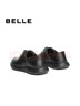 百麗（Belle）七夕禮物厚底兩穿商務(wù)鞋男2025新款商場(chǎng)同休閑皮鞋8TB01BM5 黑色 42 (260mm) 曬單實(shí)拍圖