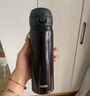 膳魔師（THERMOS）保溫杯500ml男女士?jī)和悠呦η槿斯?jié)教師節(jié)禮物JNL-502黑色 曬單實(shí)拍圖