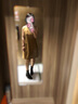 歌莉婭   仿麂皮背心連衣裙  1E2R4H570 71Y駝色 S 曬單實(shí)拍圖