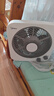 美的（Midea）電風(fēng)扇家用客廳臺扇大風(fēng)力學(xué)生宿舍臺式轉(zhuǎn)頁扇辦公室桌面電扇便攜 10吋 KYT25-22MW 曬單實拍圖