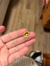 周六福黃金吊墜巳海爛漫生肖蛇七夕生日禮物計價A0413154不含鏈約1.72g 曬單實拍圖